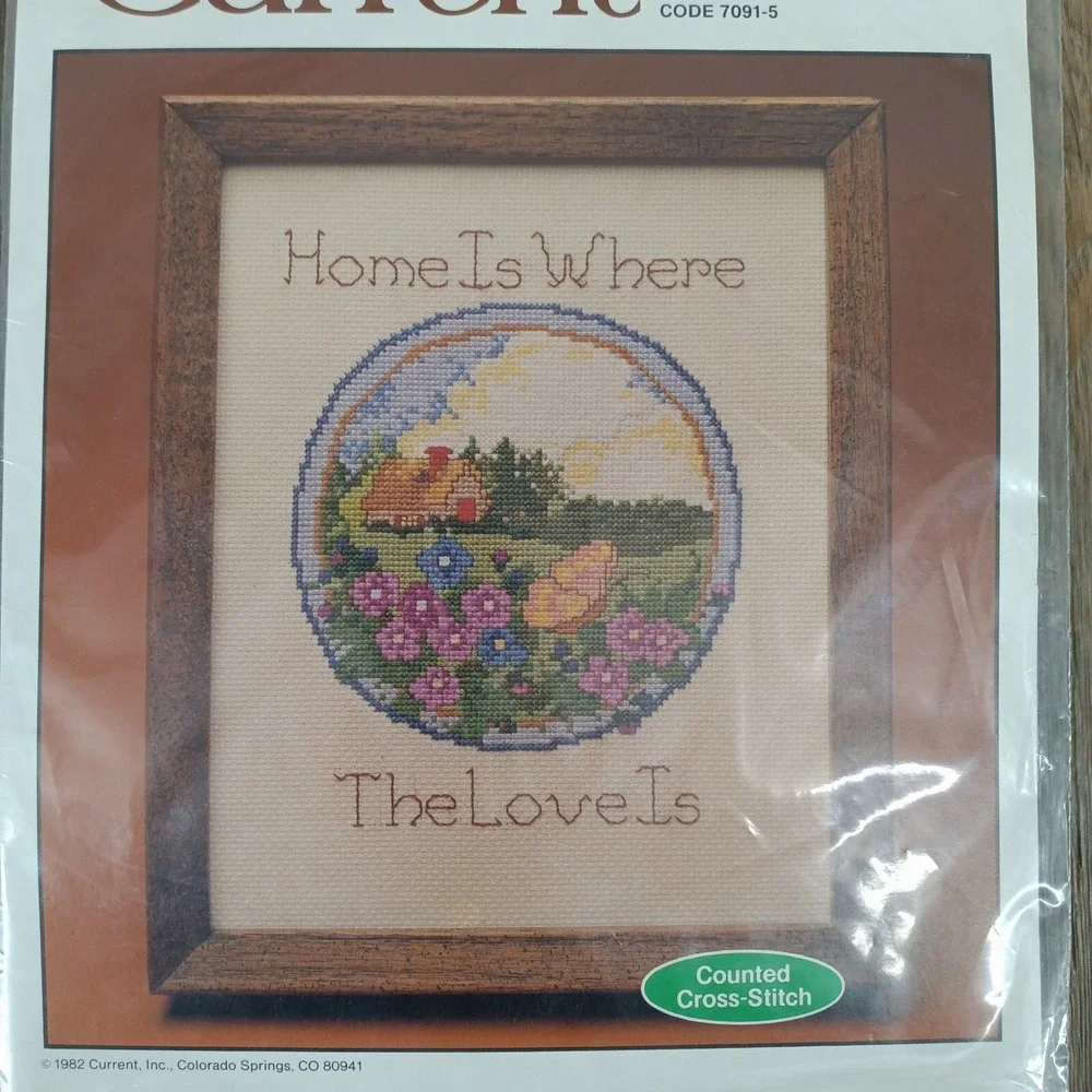Current Housewarming Counted Cross Stitch Sampler Kit Home Decor 8
